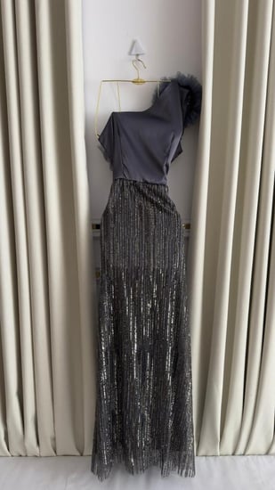 فستان سهره كحلي انيق