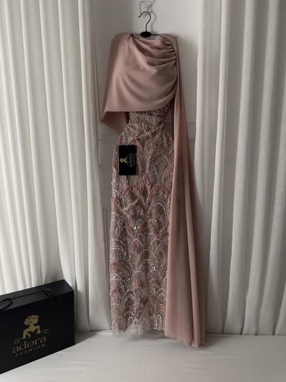 فستان سهره وردي