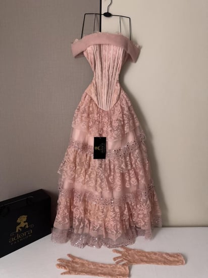 فستان سهرة  بينكي