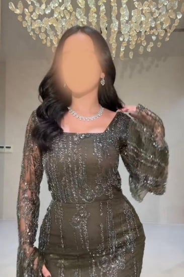 فستان سهره زيتي