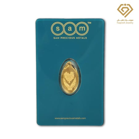 سبيكة ذهب 5 جرام عيار 24
