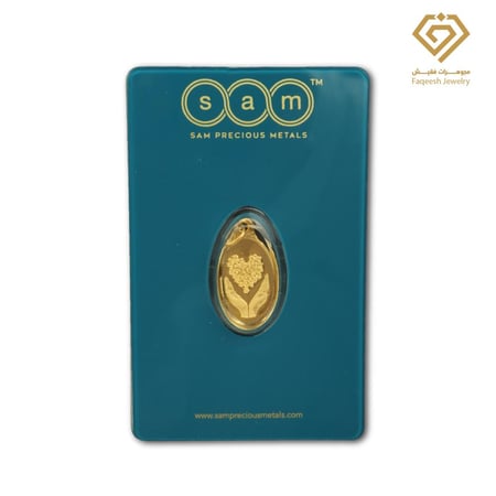 سبيكة ذهب 5 جرام عيار 24