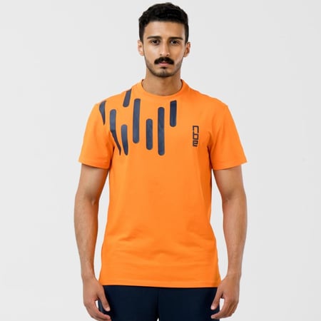 تي شيرت رجالي - برتقالي