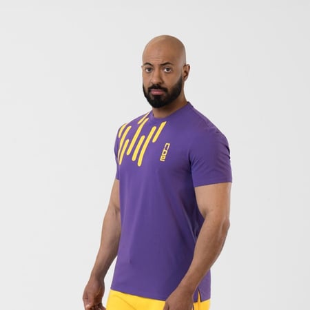 تي شيرت رجالي - بنفسجي