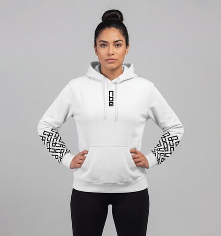 هودي نسائي - ابيض