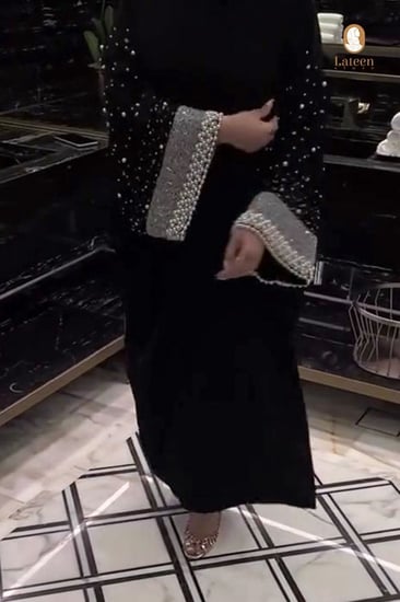 عباية بشت كريب ملكي إماراتي شك يدوي فاخر