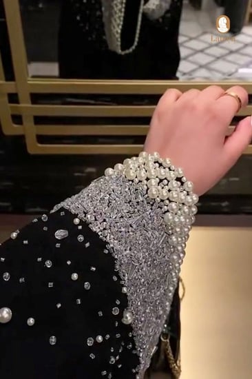 عباية بشت كريب ملكي إماراتي شك يدوي فاخر