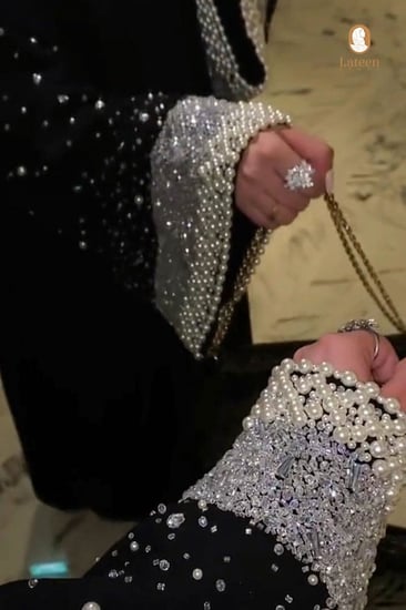 عباية بشت كريب ملكي إماراتي شك يدوي فاخر