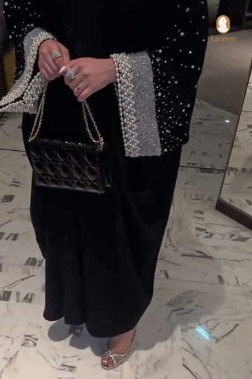 عباية بشت كريب ملكي إماراتي شك يدوي فاخر