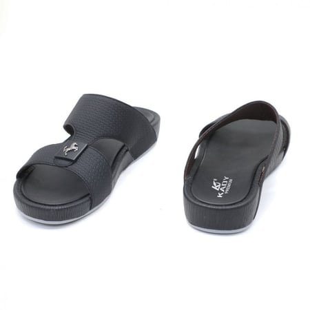 صندل طبـي خليجي رجالي بدون اصبع مزين بابزيم