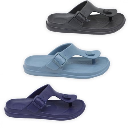 شبشب رجالي بأصبع وشكل الابزيم للاستحمام والشاطئ