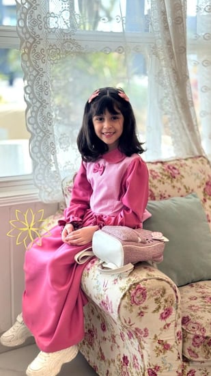 مريول ابتدائي الورود البيضاء_B