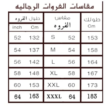 فروه رجاليه كحلي رجالي
