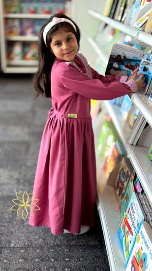 مريول ابتدائي الورود البيضاء_A