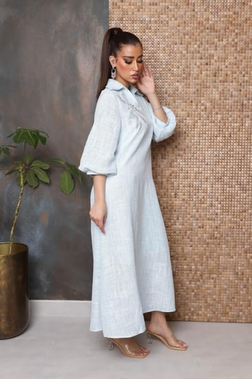 جلابيه بياقة قلاب Sky ~