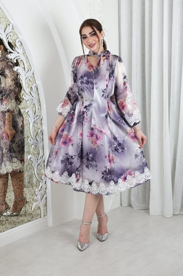 فستان أورجانزا مورد ~