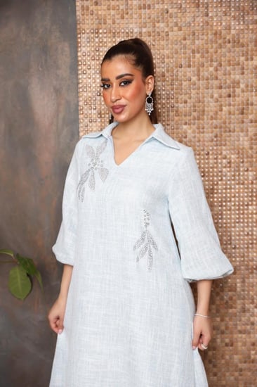 جلابيه بياقة قلاب Sky ~