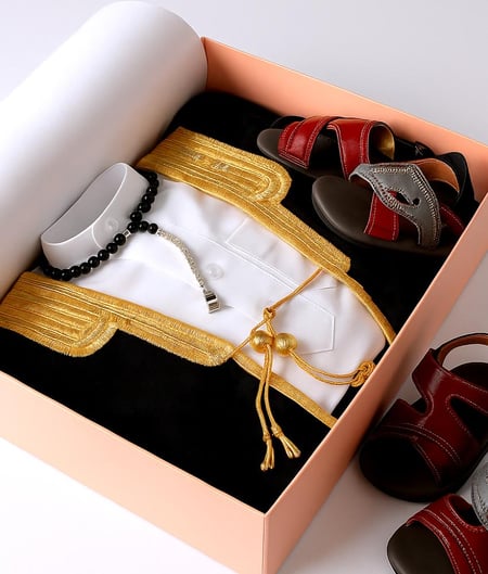 بشت وثوب  مواليد  مميز وفاخر بخامة روعة