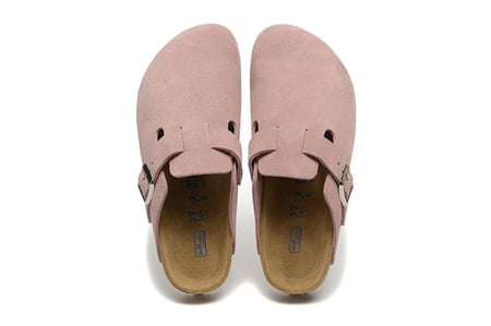 حذاء بيركن ستوك بوسطن- وردي