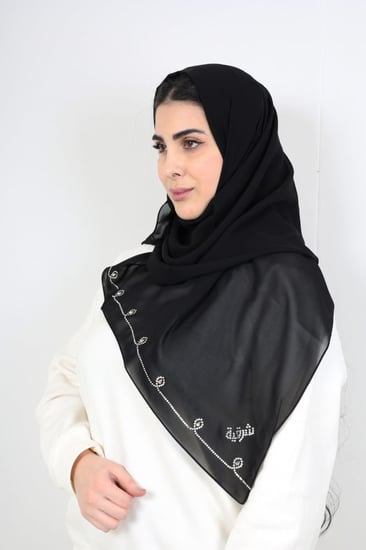 طرحة أمواج خط كريستال مع دمعة