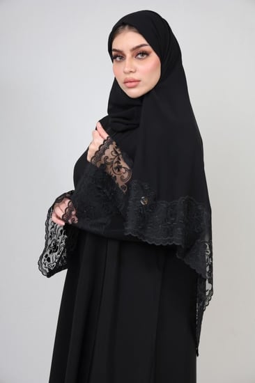 عباية صالونا دانتيل سند