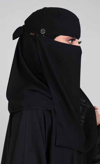 نقاب مفتوح توقيع معدن