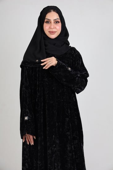 عباية مخمل تركيبات روند