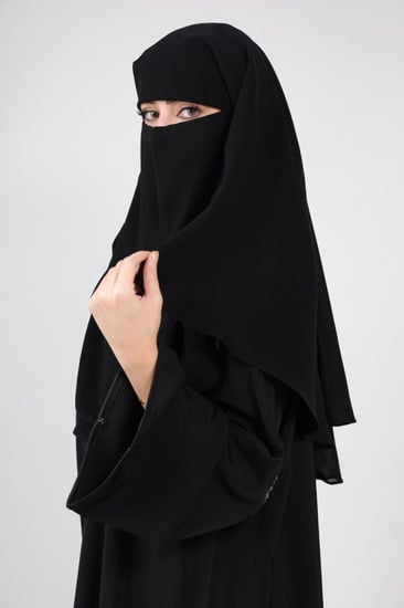 نقاب خيشة دائري طبقتين