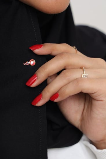 طرحة قطن سوارفسكي نثر سلينا