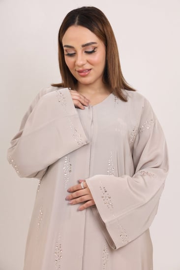 عباية صالونا سوارفسكي روز