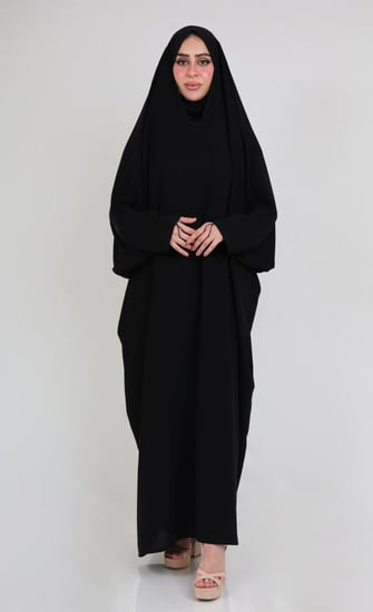 عباية رأس كريب مقفولة