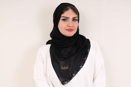 طرحة امواج  دانتيل نورة