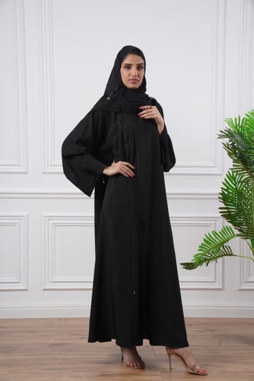 عباية صالونا إلينا تطريز نص العباية