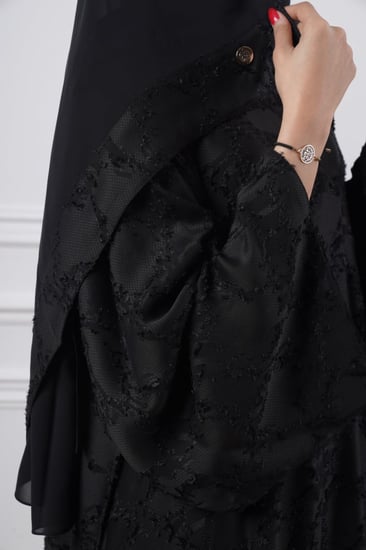 عباية إنترنت جراسي مبطن