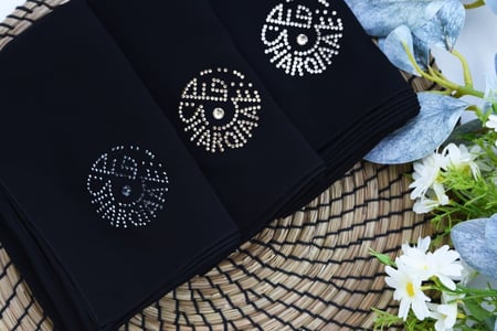 طرحة أمواج شعار شرقية سوارفسكي ريتال