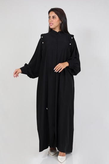 عباية فرسان تركيبات سومة (أسود)