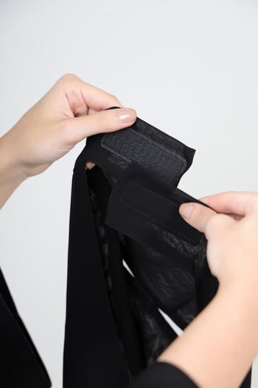 نقاب مفتوح لصقة سادة