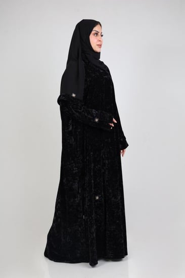 عباية مخمل تركيبات روند