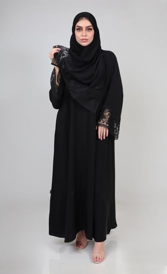 عباية صالونا دانتيل سند