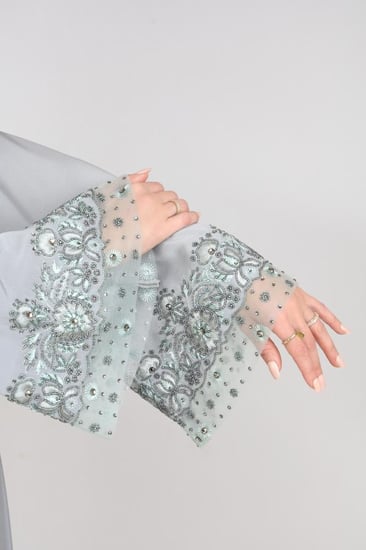 عباية صالونا يدوي كريستال ايتشا