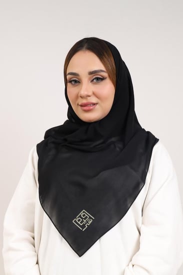 طرحة أمواج توقيع شرقية ملاك