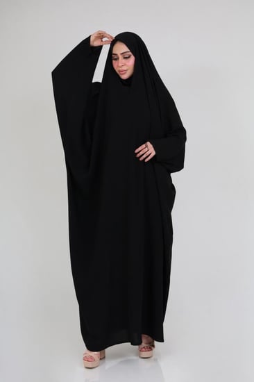 عباية رأس كريب مقفولة
