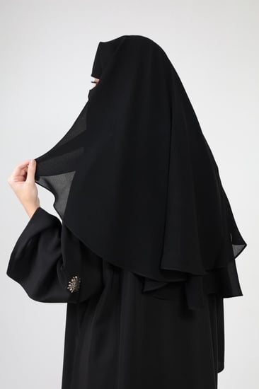 نقاب خيشة دائري طبقتين