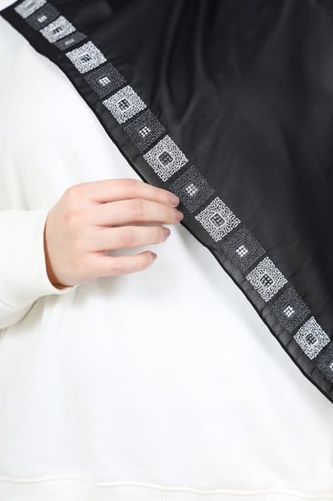 طرحة جودي تطريز يدوي مع كريستال سواروفسكي