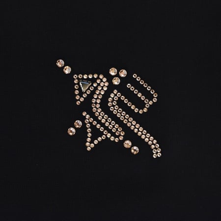 طرحة أمواج شعار شرقية سوارفسكي ايلا