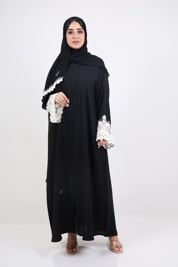 عباية صالونا يدوي ازهار