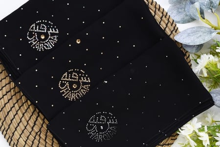 طرحة أمواج شعار شرقية سوارفسكي ميليسا