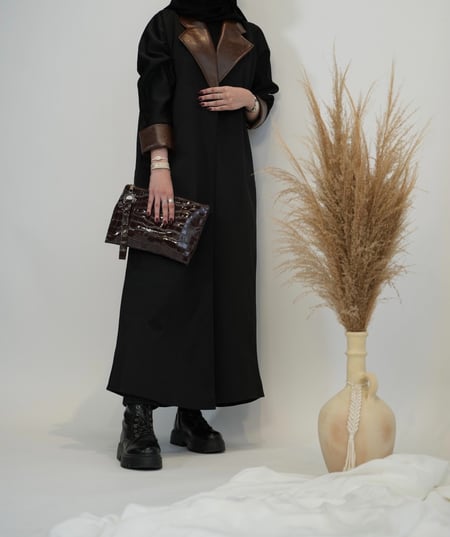 عبايه شامواه اسود