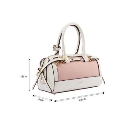 شنطة نسائية من لادون بلون وردي
