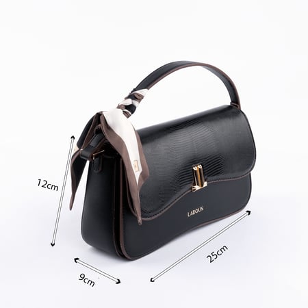 شنطة نسائية من لادون بلون أسود